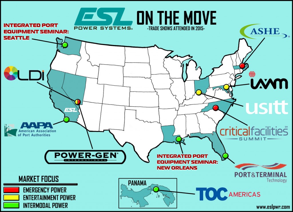ESL Trade Show Map